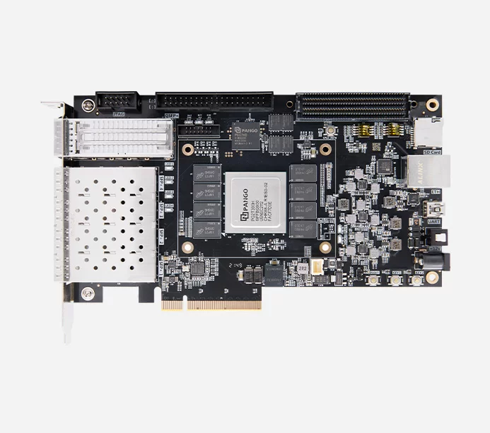 紫光同创 Titan-2 PG2T390 国产 FPGA 开发板 PCIe 3.0 光纤通信 DDR4 FMC AXP390