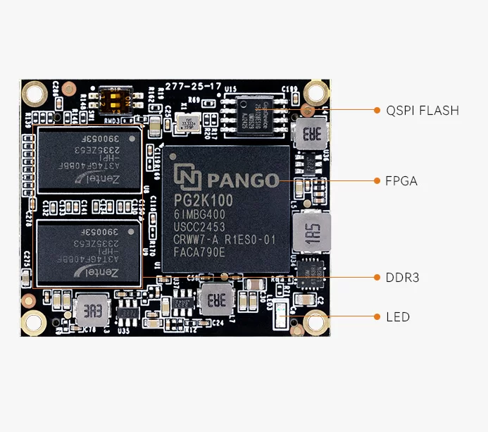紫光同创国产 FPGA 核心板 Kosmo-2 SoPC ARM PG2K100