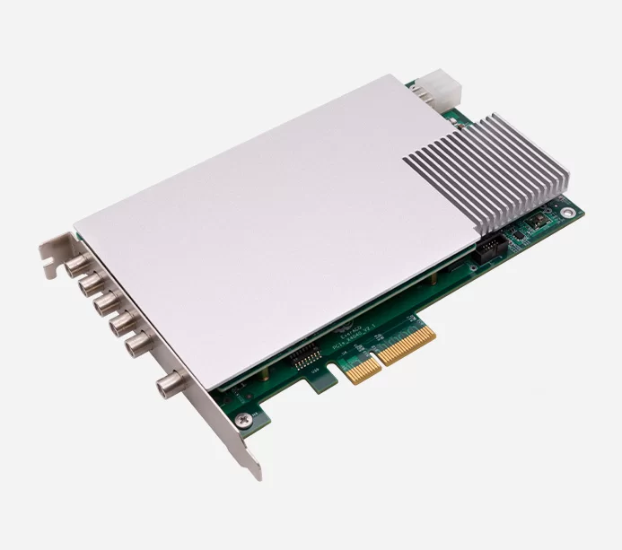 100MSPS 16位 4通道同步采集数字化仪 55MHz 带宽 PCIe 采集卡 AXZ1063