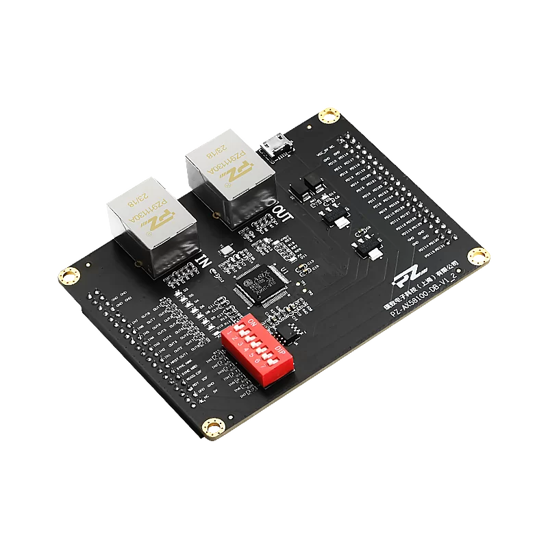 璞致扩展模块 EtherCAT从站开发板 AX58100