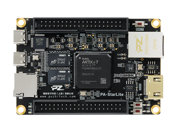 璞致FPGA Artix-7 PA75T-StarLite 开发板