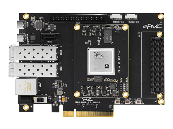 璞致FPGA  Artix UltraScale+ AU15P 开发板