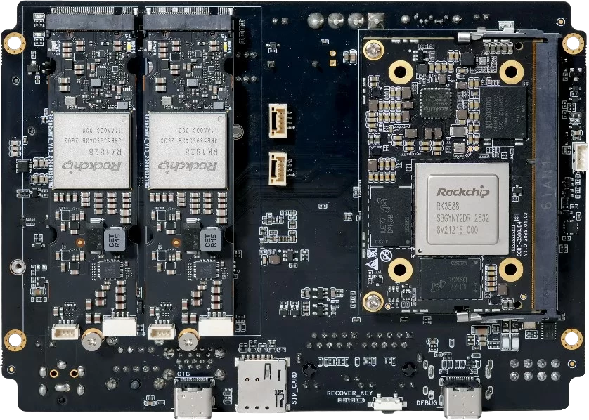 AIBOX PRO 侧视 I/O 接口
