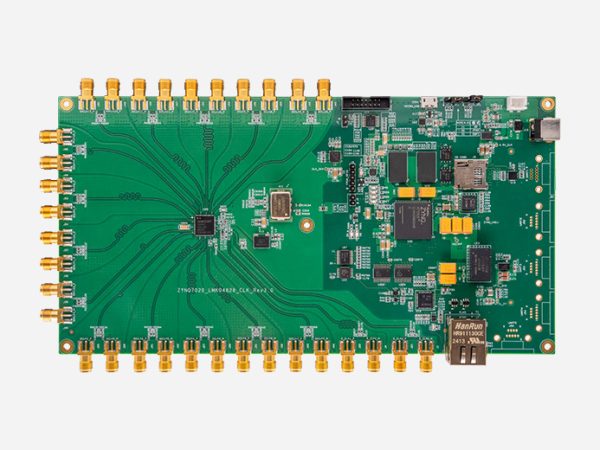 Xilinx Zynq 7000 Soc XC7Z020 LMK04828 工业级时钟同步板卡 14对差分时钟输出 AXW104