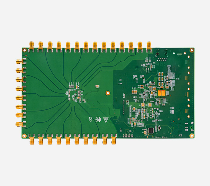 Xilinx Zynq 7000 Soc XC7Z020 LMK04828 工业级时钟同步板卡 14对差分时钟输出 AXW104