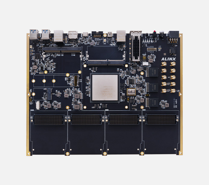 ALINX AMD Virtex UltraScale+ XCVU9P + NVIDIA Jetson Orin NX 超高端开发板 GPU异构 FMC+ AXVU9F