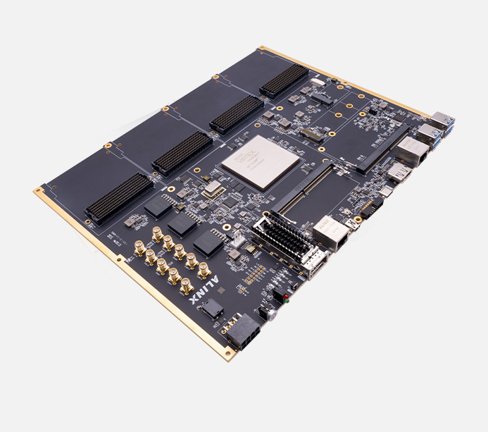 ALINX AMD Virtex UltraScale+ XCVU9P + NVIDIA Jetson Orin NX 超高端开发板 GPU异构 FMC+ AXVU9F