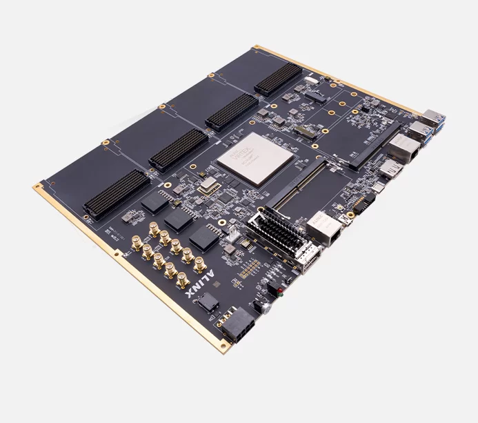 ALINX AMD Virtex UltraScale+ XCVU9P + NVIDIA Jetson Orin NX 超高端开发板 GPU异构 FMC+ AXVU9F