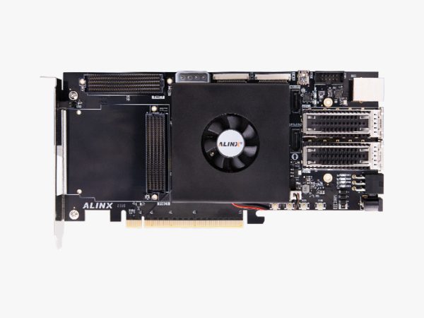 Xilinx Kintex UltraScale+ XCKU15P FPGA 开发板 100G光纤 PCIe3.0 GTY AXKU15S