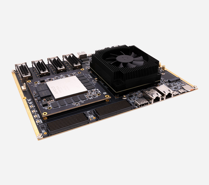 AMD Virtex Ultrascale+ XCVU13P + NVIDIA Jetson AGX ORIN/THOR 超高性能 FPGA + GPU异构计算平台 HEA13