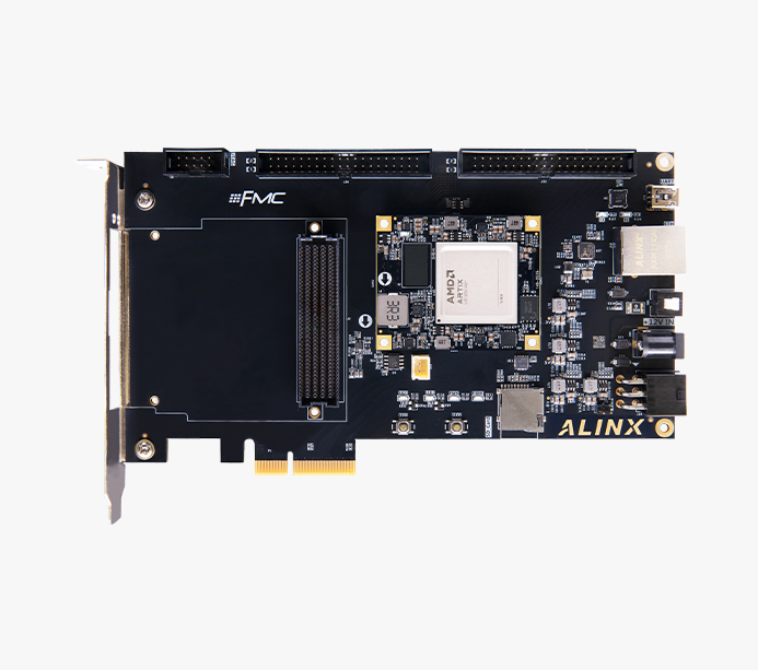 ALINX FPGA 开发板 Xilinx Artix UltraScale+ XCAU25P FMC HPC 视频处理与PCIe加速 AXAU25