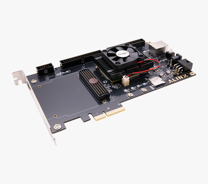 ALINX FPGA 开发板 Xilinx Artix UltraScale+ XCAU25P FMC HPC 视频处理与PCIe加速 AXAU25