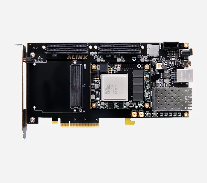 AMD Kintex UltraScale FPGA 开发板 FMC PCIE 光纤 XCKU095 AXKU095