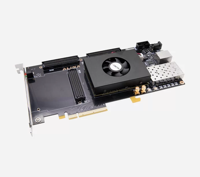 AMD Kintex UltraScale FPGA 开发板 FMC PCIE 光纤 XCKU095 AXKU095