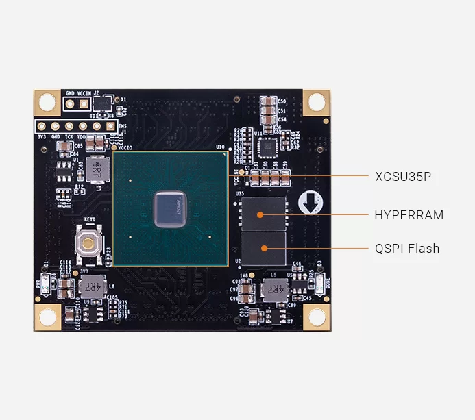 AMD Spartan UltraScale+ FPGA SU35P 核心板 ACSU35