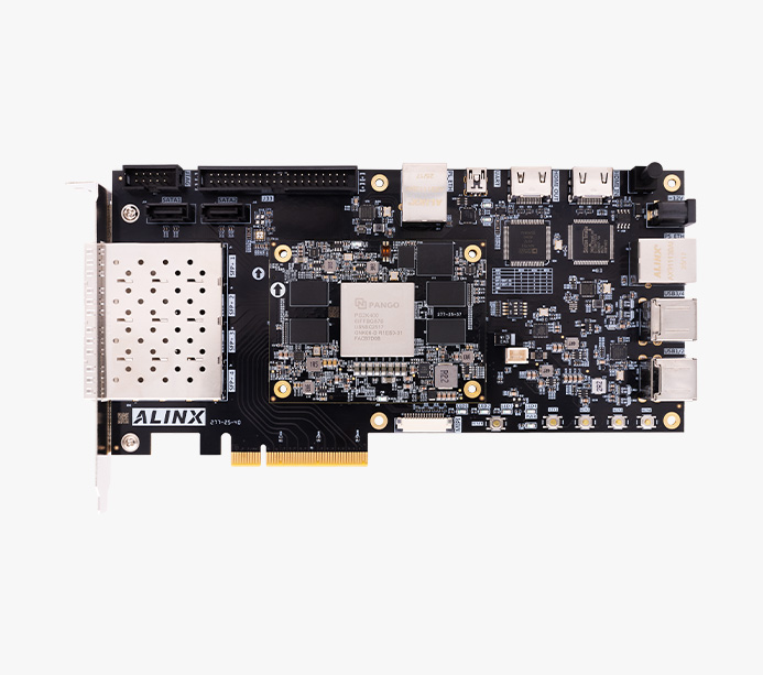 紫光同创国产 FPGA 开发板 Kosmo-2 SoPC PG2K400 ARM PCIE 射频光纤 HDMI 视频图像处理 AXK400