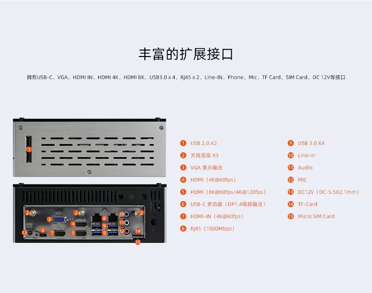 EC-I3588J   八核8K主机