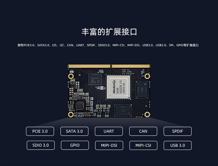 Core-3588J   8K 人工智能核心板