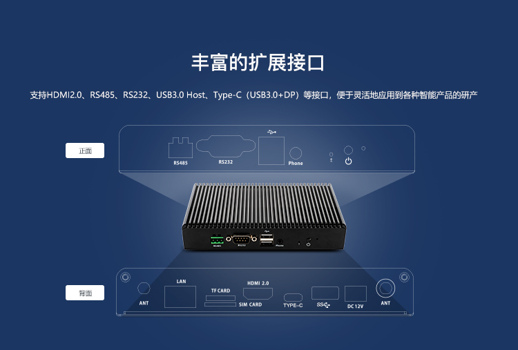 EC-A3399ProC 六核64位AI嵌入式主机