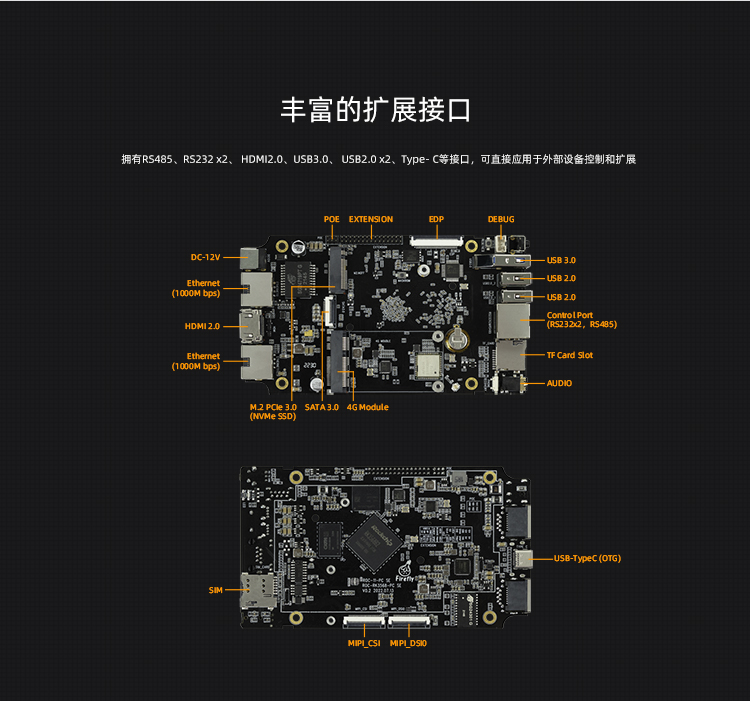 ROC-RK3568-PC SE   四核64位开源主板