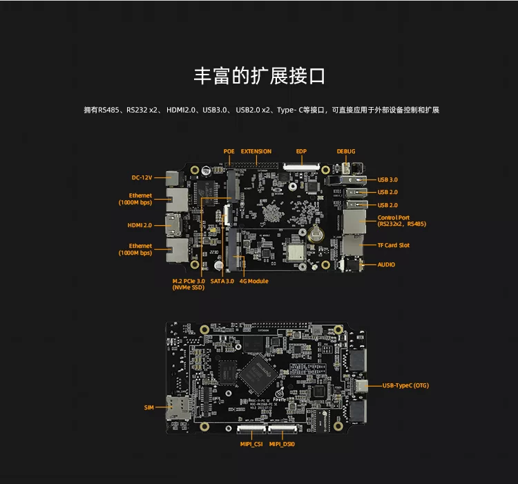 ROC-RK3568-PC SE   四核64位开源主板