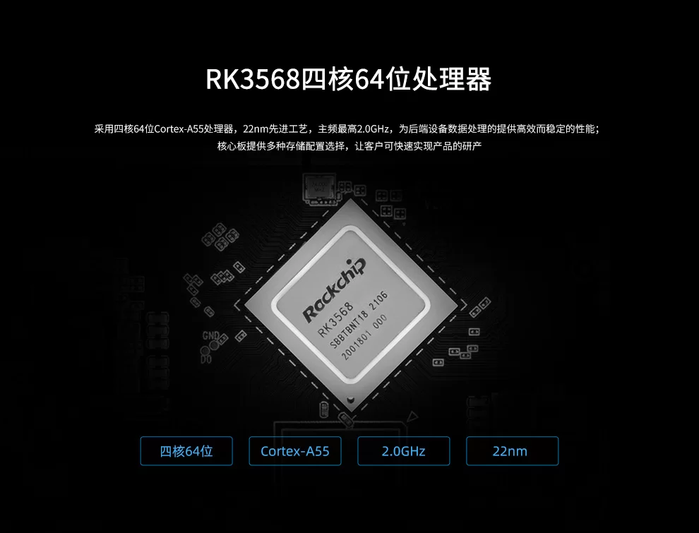 AIO-3568J 四核高性能人工智能主板