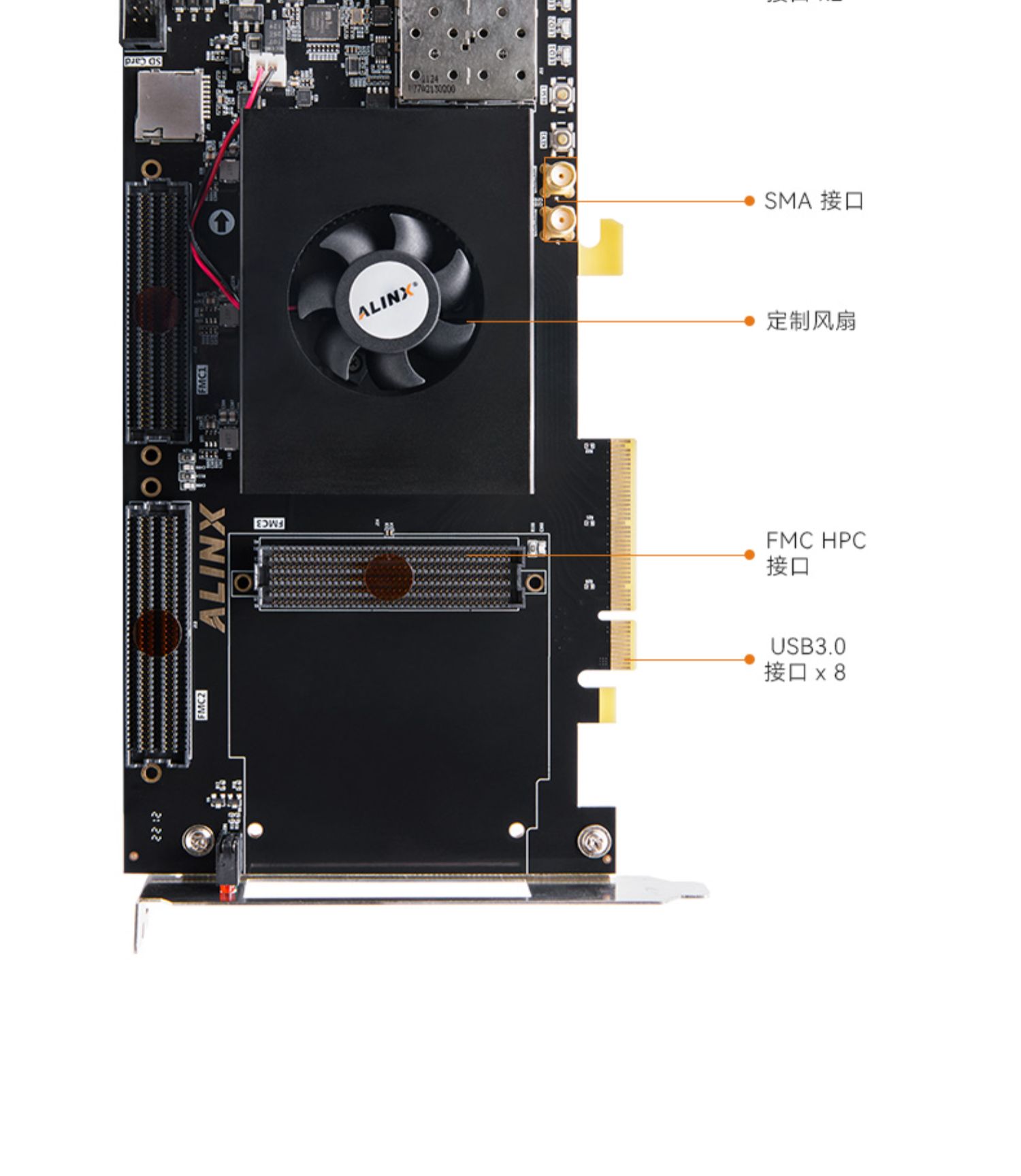 ALINX黑金FPGA开发板Xilinx Kintex UltraScale PCIE XCKU040 060