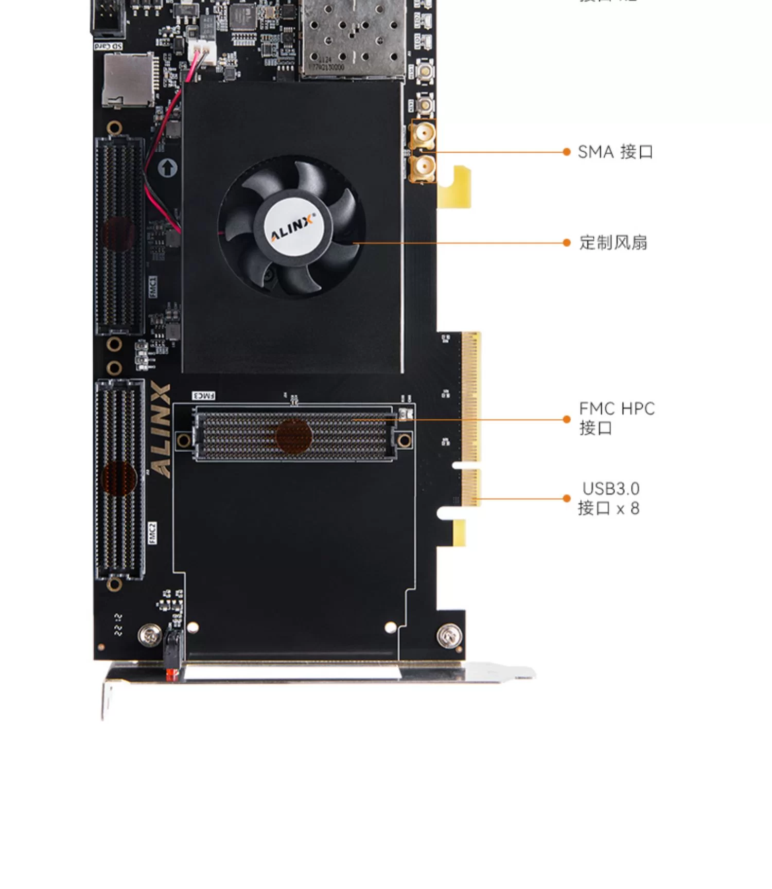ALINX黑金FPGA开发板Xilinx Kintex UltraScale PCIE XCKU040 060
