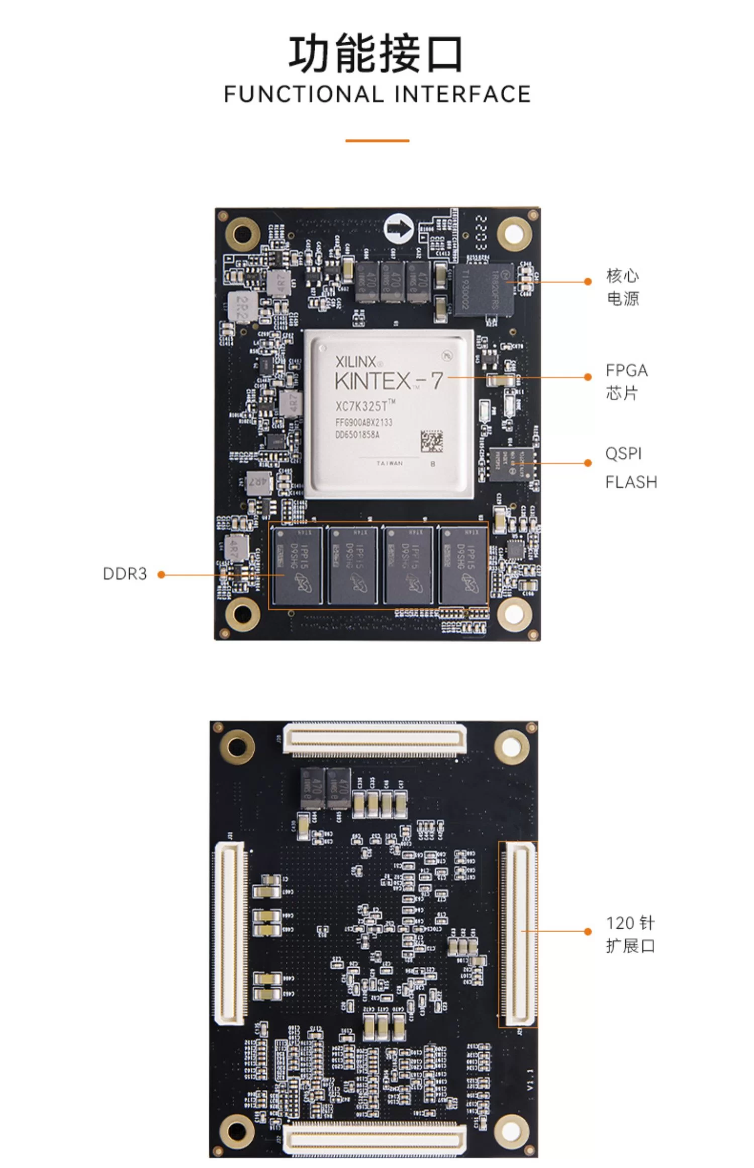 ALINX FPGA开发板Xilinx Kintex7 XC7K325T 7325T 4K视频采集PCIE