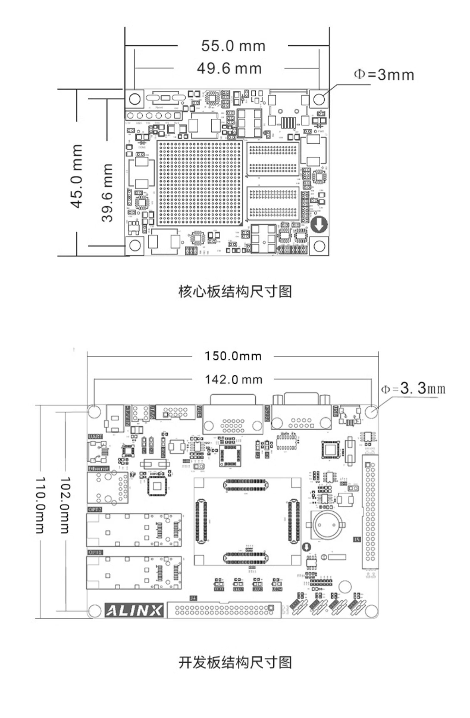 FPGA开发板黑金ALINX Xilinx A7 Artix7 100T 200T 光纤 视频图像