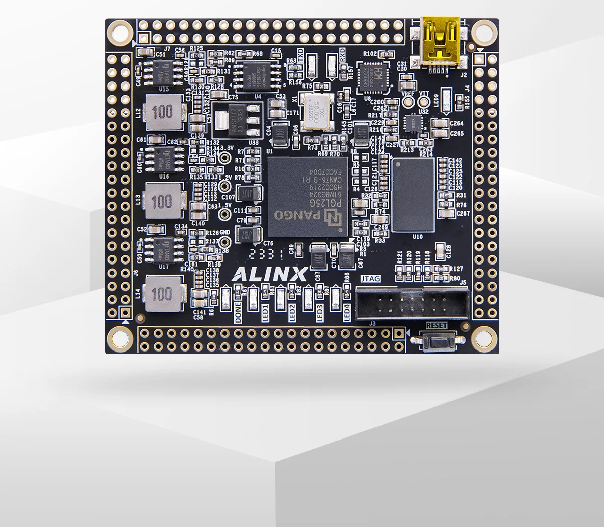ALINX黑金FPGA核心板国产化紫光同创Logos PGL25G工业级
